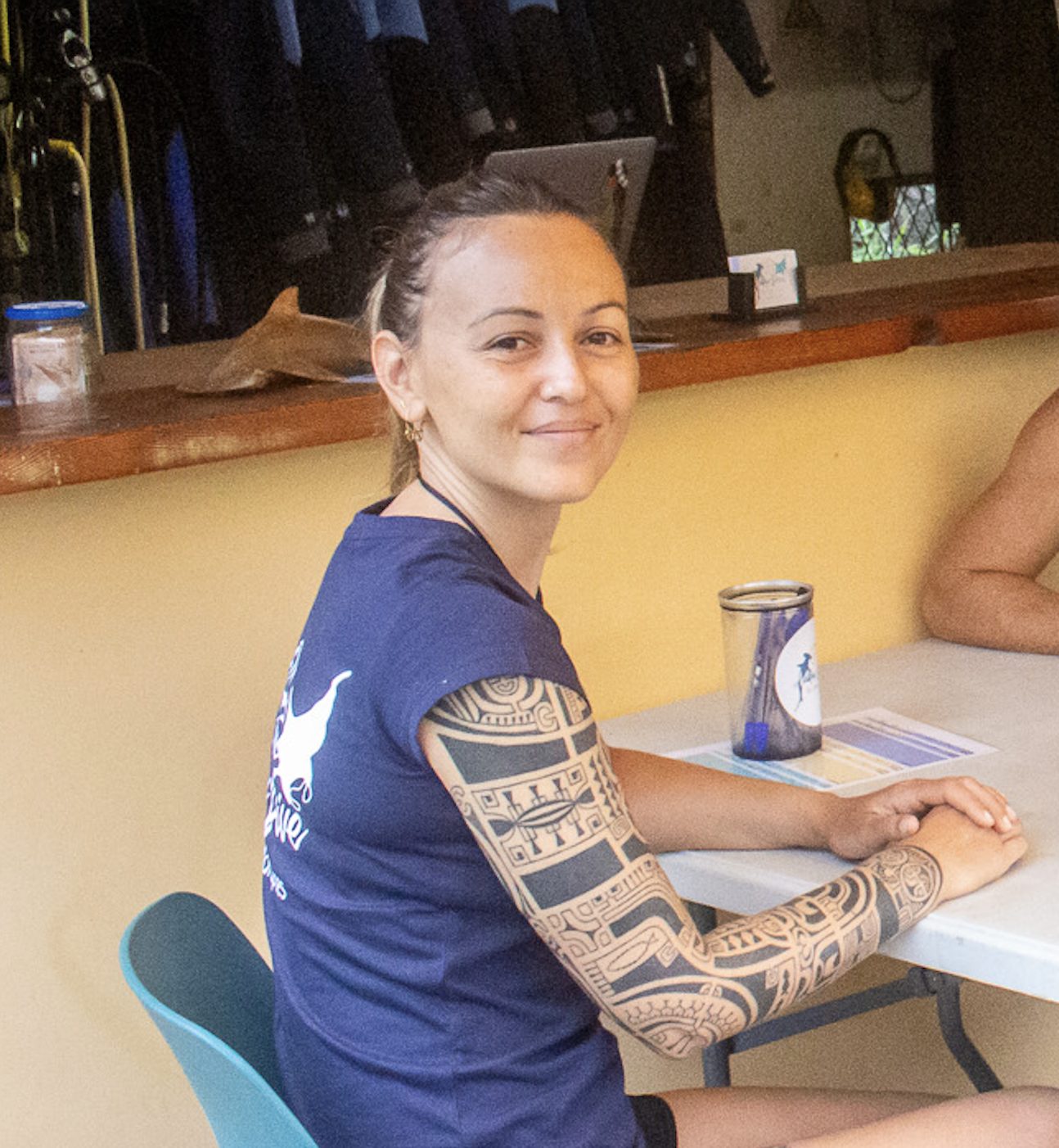 Alizée, dive guide