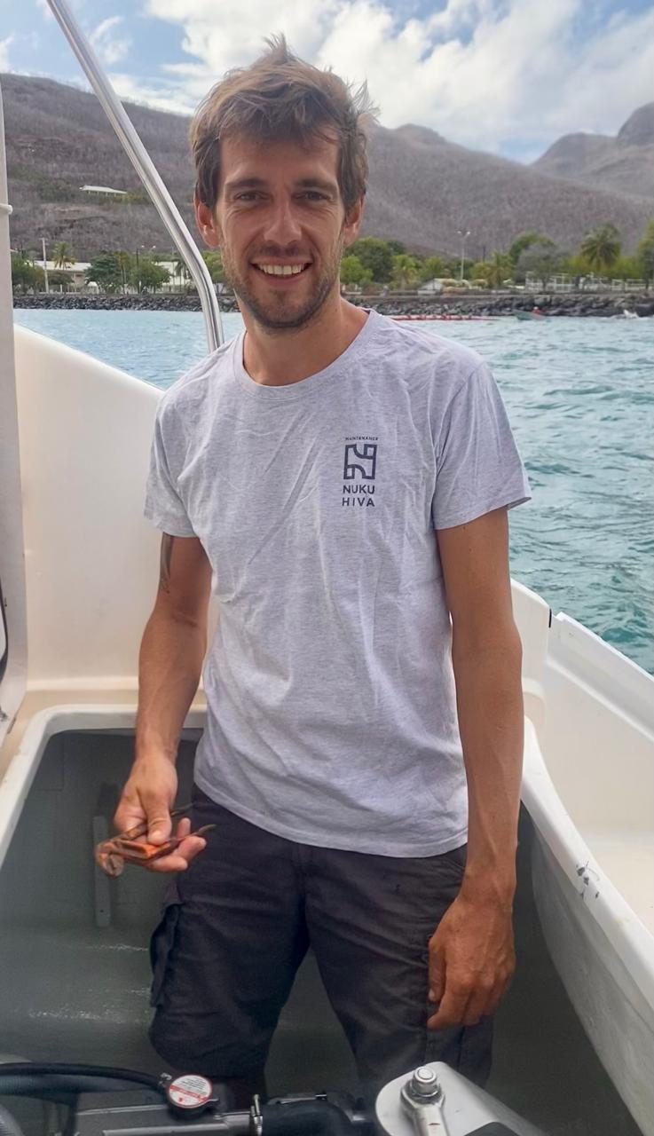 Gaël, Nuku-Dive technician