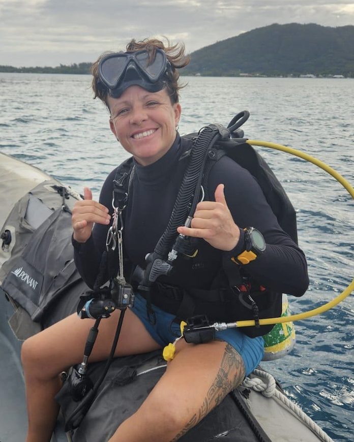 Marie-Charlotte, diving instructor